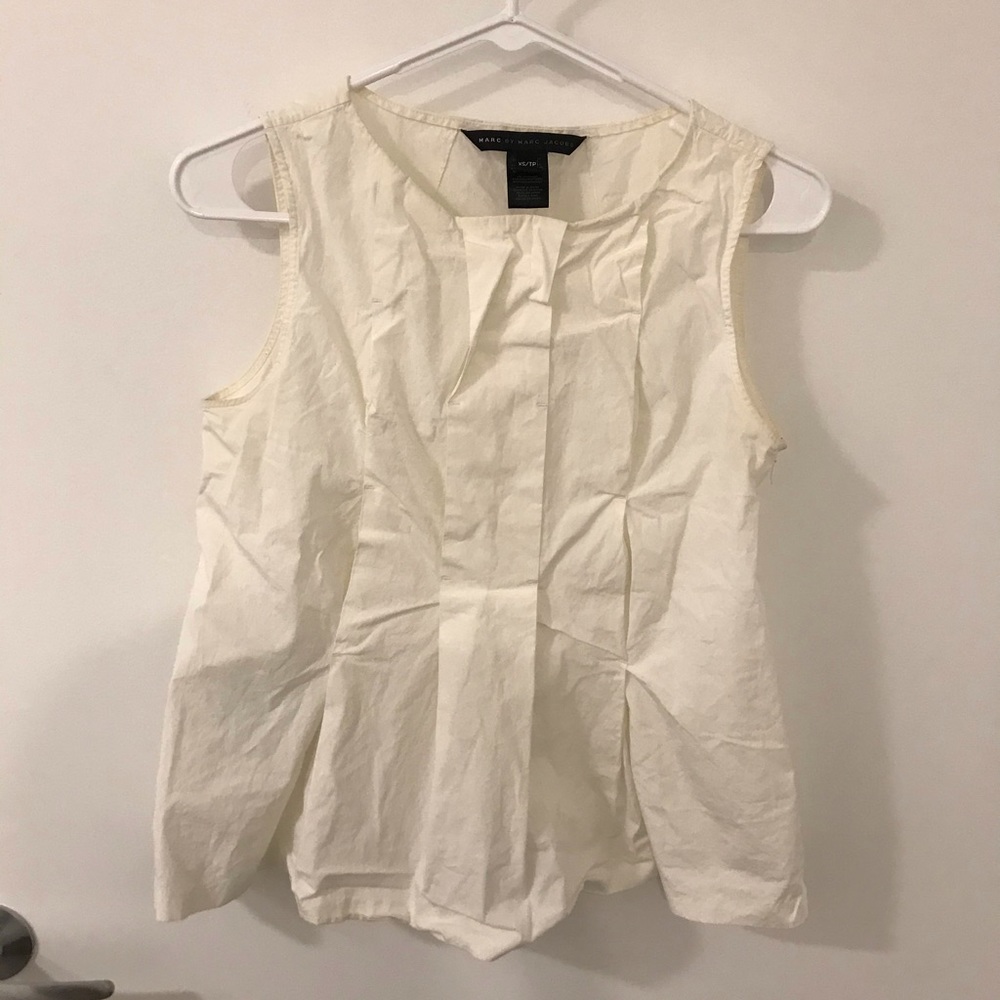 Marc by Marc Jacobs white blouse - need to steam